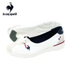 ルコックスポルティフ レディース LCS モンペリエ パンプススタイル(軽量/消臭) LU5SSN25LZ 2E相当 lecoqsportif MONTPELLIER PM ホワイト/ネイビーのサムネイル