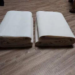 アイボリー色 コットン 生地 2 まとめ売り