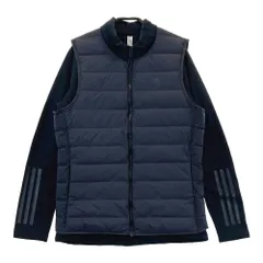 サイズ：OT ADIDAS GOLF アディダスゴルフ FS6435 レイヤード風 ダウンベスト  ブラック系 [240101619694] ゴルフウェア レディース ストスト