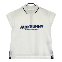 サイズ：2 JACK BUNNY ジャックバニー  半袖ポロシャツ  ホワイト系 [240101621583] ゴルフウェア レディース ストスト