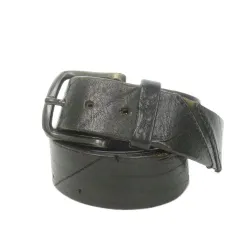 ディーゼル DIESEL ベルト レザー 牛革 本革 ロゴ 85/34 黒 ブラック /MN4 ■GY11