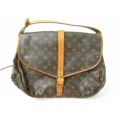LOUIS VUITTON ルイ・ヴィトン モノグラム ソミュール 35 ショルダーバッグ M42254 ▼SB5795