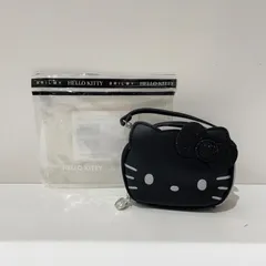 松前279　HELLO KITTY×BRILMY　リップが縦に収納できる　ズボラに優しいミニコスメポーチ　BOOK　BLACK ver.　ブラック　黒　宝島社　サンリオ　ハローキティ　キティちゃん　かわいい　ネコ　キラキラ　かんてい局松前R56号店