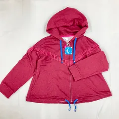 【新品】 Kikki キッキ 【 LLサイズ】 定価  16658円 レディース 長袖 トレーナー パーカー赤系 エンジ系のサムネイル