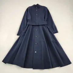 tricot COMME des GARCONS　ロングコート　トリココムデギャルソン ハイネック ウール ベルテッド archive ヴィンテージ 希少のサムネイル