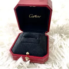 カルティエ　Cartier プッシュロック　ジュエリーケース　ブラック　レッド