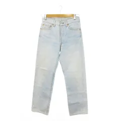 リーバイス Levi's 501 デニムパンツ ジーンズ テーパード ボタンフライ ハイウエスト ダメージ加工 ウォッシュ加工 大きいサイズ 30 水色 ライトブルー /MN11 ■GY12