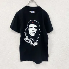 【値引き交渉OK！】古着 used　RA　チェゲバラ　半袖プリントTシャツ　黒　ブラック　Sサイズ