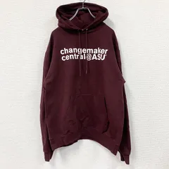 【値引き交渉OK！】古着 used　Champion　チャンピオン　スウェットパーカー/フーディー　2連　ボルドー　Lサイズ