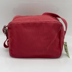 BN7693□一澤帆布 ショルダーバッグ キャンバス 帆布 スクエア型 レッド系のサムネイル