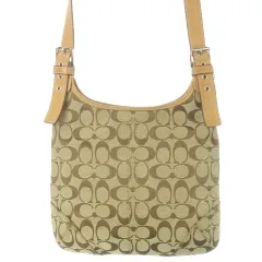 コーチ COACH ショルダーバッグ ベージュ シグネチャー キャンバス F12992 /CK32 ■GY18