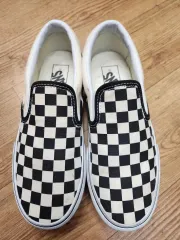 VANS チェッカーボード スリッポン ブラック/白