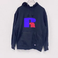 【値引き交渉OK！】古着 used　00s～　RUSSELL　ATHLETIC　スウェットパーカー/フーディー　ヴィンテージ　黒　ブラック　Mサイズ