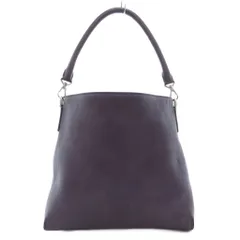 ヒロフ HIROFU トートバッグ ハンドバッグ ワンハンドル レザー ロゴ 紫 パープル /JS ■GY18