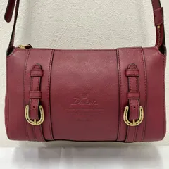 9069　Dakota　ダコタ　ショルダーバッグ　レディース　小さめ　ミニ　レザー　馬蹄　ワインレッド　ボルドー　エンジ　シンプル　きれいめ　上品