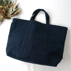Marimekko マリメッコ キャンバス トートバッグ  ネイビー (59Y＋0245)26H☆