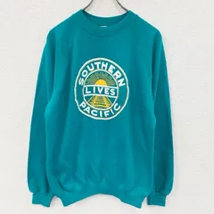 【値引き交渉OK！】古着 used　80s～　Hanes　ヘインズ　スウェット/トレーナー　ラグランスリーブ　ヴィンテージ　緑　グリーン　Lサイズ