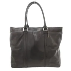 コーチ COACH F54758 ハンドバッグ トート ビジネス 肩掛け レザー ロゴ 黒 ブラック /GV ■GY18