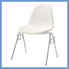 引き取り限定】IKEA トービアス チェア クリア/クロムメッキ 4脚セット