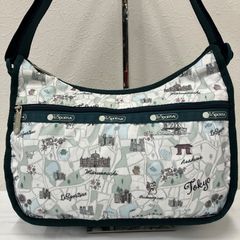 極美品・限定】 LeSportsac 東京MAP柄 ジップ ショルダーバッグ - メルカリ