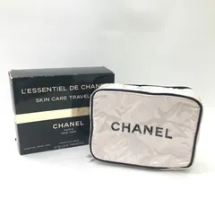 【CHANEL】シャネル ノベルティ ポーチ 化粧品入れ ホワイト 箱付き☆