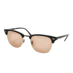 レイバン RAY BAN CLUBMASTER MARBLE サングラス セルフレーム クラブマスター サーモント ロゴ 51 21 145 黒 ブラック ブラウンカラーレンズ RB3016 /MN8 ■GY01
