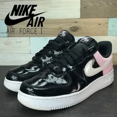 NIKE AIR FORCE 1 07 ESS ナイキ エア フォース 1 07 ESS ブラック 黒 ホワイト 白 ピンク 24cm レディース スニーカー DJ9942-600 U11178