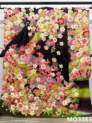 振袖 金駒 金彩 紋意匠 身丈172cm 撥水加工済 MO3579 - メルカリ