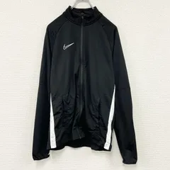 【値引き交渉OK！】古着 used　NIKE　ナイキ　DRI-FIT　トラックジャケット/ジャージ　黒　ブラック　Mサイズ