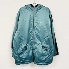 【値引き交渉OK！】古着 used　90s　NIKE　ナイキ　フルジップナイロンパーカー　ヴィンテージ　フリースライナー　水色　ライトブルー　Lサイズ