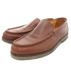 バーバリー ロンドン BURBERRY LONDON ローファー シューズ レザー 24.5cm 茶 ブラウン /AE ■GY18