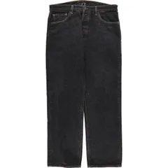 古着 リーバイス Levi's 501 ブラックデニム ストレートデニムパンツ メンズw34相当/eaa610812