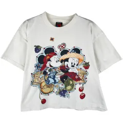 古着 MICKY UNLIMITED MICKEY MOUSE MINNIE MOUSE ミッキーマウス ミニーマウス キャラクタープリントTシャツ レディースM相当/eaa458041