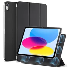 ESR iPad 11世代 ケース A16 (11インチ、2025モデル) iPad 第10世代 (10.9インチ、2022モデル)専用 強力マグネット吸着式 スリムな三つ折りスタンドケース 自動ウェイク/スリープ耐 久性保護 軽量 シルクのよう滑らか