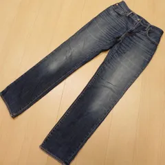 (683★ Levi’s リーバイス 551 スリムストレート ストレッチ ジーンズ デニムパンツ w29 ユーズド加工 古着