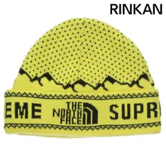 シュプリーム ×ノースフェイス THE NORTH FACE  18AW  Expedition Fold Beanie エクスペディションフォールドビーニー メンズ ONE SIZE