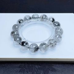 アメリカユタ州産ハーキマーinトパーズ/グラデーションブレス/9ミリ