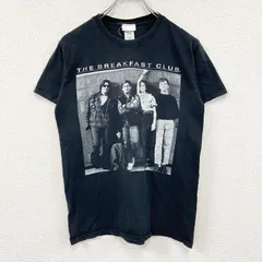【値引き交渉OK！】古着 used　THE BREAKFAST CLUB　ブレックファスト・クラブ　半袖プリントTシャツ　ムービーT　黒　ブラック　Mサイズ