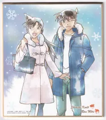 BANDAI 色紙ART 5弾/2549210 工藤新一&毛利蘭 7