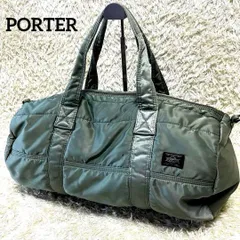 PORTER ポーター 吉田カバン ダッフルバッグ ボストンバッグ セージグリーン ミリタリーカラー バッグ 出張 ジム 通勤 通学 肩掛け 手持ち ナイロン 軽量 メンズ レディース 日本製 人気ブランド カジュアル アメカジ ストリート 鞄　25-1173