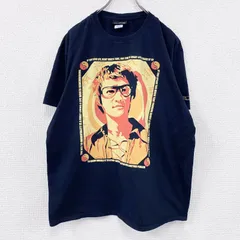 【値引き交渉OK！】古着 used　BRUCE LEE　ブルースリー　半袖プリントTシャツ　人物T　黒　ブラック　XLサイズ