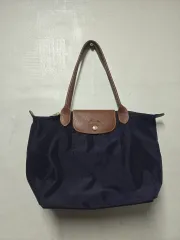 ロンシャン ル プリアージュ パープル ショルダーバッグ