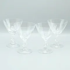 LALIQUE ラリック シャンパンクープ  約12.5cm 4客セット シャンパングラス K2602-t012SG