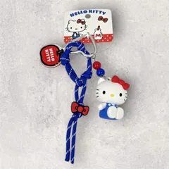 ハローキティ　Hello Kitty　カラビナ付きストラップキーホルダー
