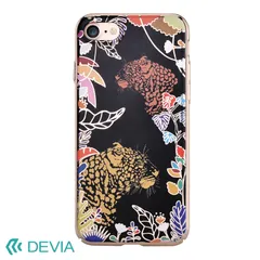 アウトレット品パッケージ小傷iPhoneSE3 SE2 8 7 アイフォン バック カバー アイフォン 薄型 0.8mm ハードケース メッキ加工 デザインカバー レオパード 豹柄 ボタニカル