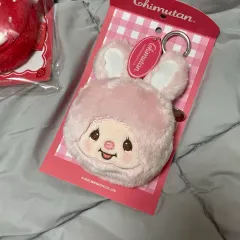 モンチッチ チムタン ピンク キャラクターポーチ キーホルダー ぬいぐるみ 新品