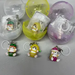 まとめ売り) 猫 ウール サンド フルーツ めじるし ガチャ キーホルダー