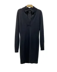 ラルフローレン ブラック ニット ロング ONE PIECE です