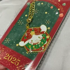 サンリオ 2025 クリスマス シナモロール バッグチャーム メタルキーホルダー