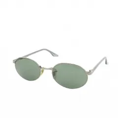 レイバン RAY BAN ヴィンテージ B&L サングラス メタルフレーム オーバル ロゴ シルバーカラー グリーンカラーレンズ W2187 /MN1 ■GY18